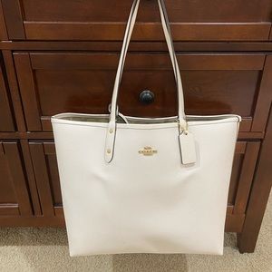 Coach reversible city tote